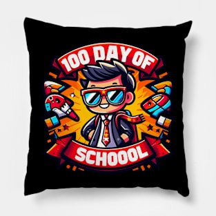 100 Days of School Pillow