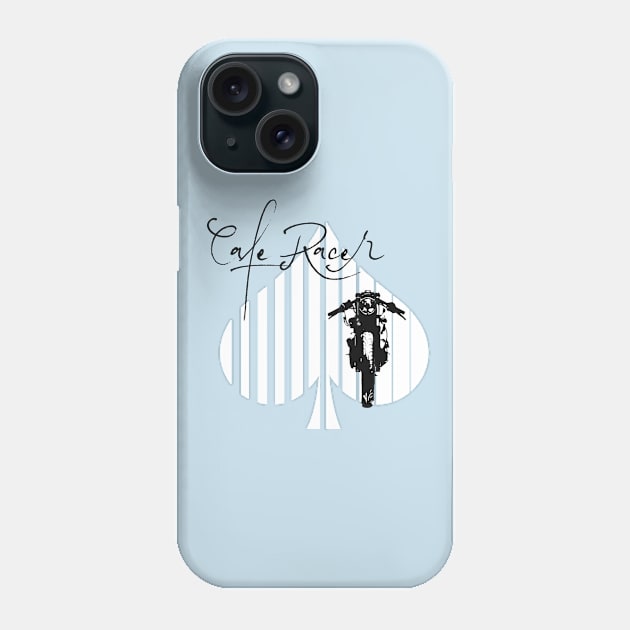 Spade: Cafe Racer Phone Case by oobmmob