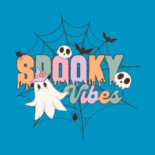 Retro Halloween Spooky vibes T-Shirt