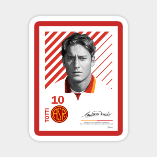 FRANCESCO TOTTI / VINTAGE POSTER LIMITED EDITION Magnet