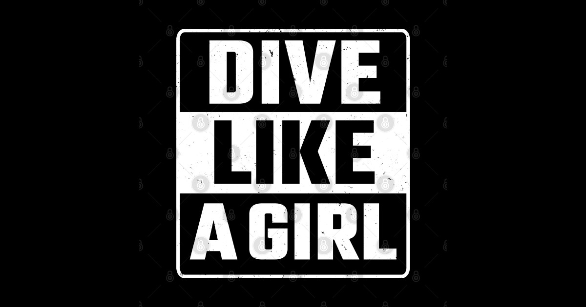 diving girl Diving Girl Posters and Art Prints TeePublic