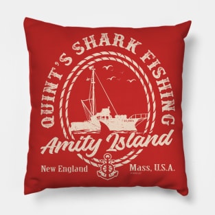 Quint's Shark Fishing (Universal © UCS LLC) Pillow