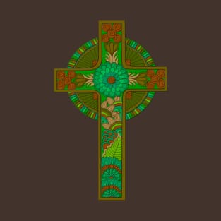 Green Celtic Cross T-Shirt