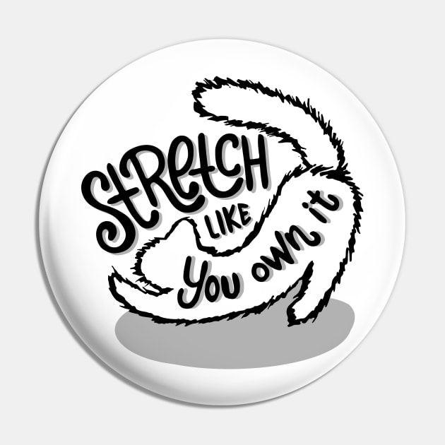 Cat Stretch Pin by aftrisletter