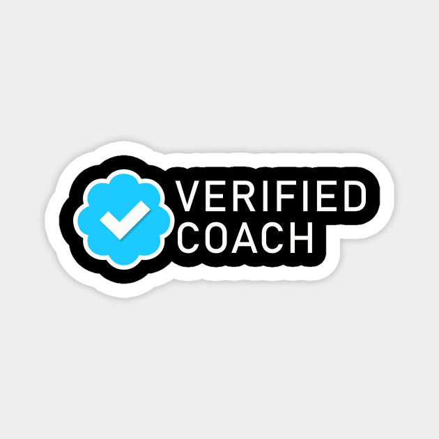 Coach Verified Blue Check Magnet by Ketchup