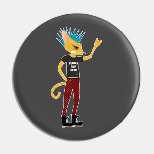 Punk cat Pin