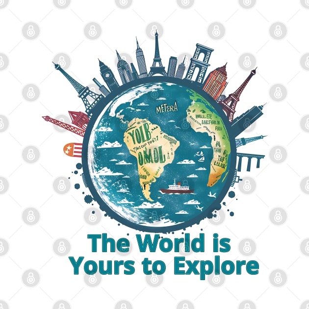 The World is Yours to Explore by Printashopus