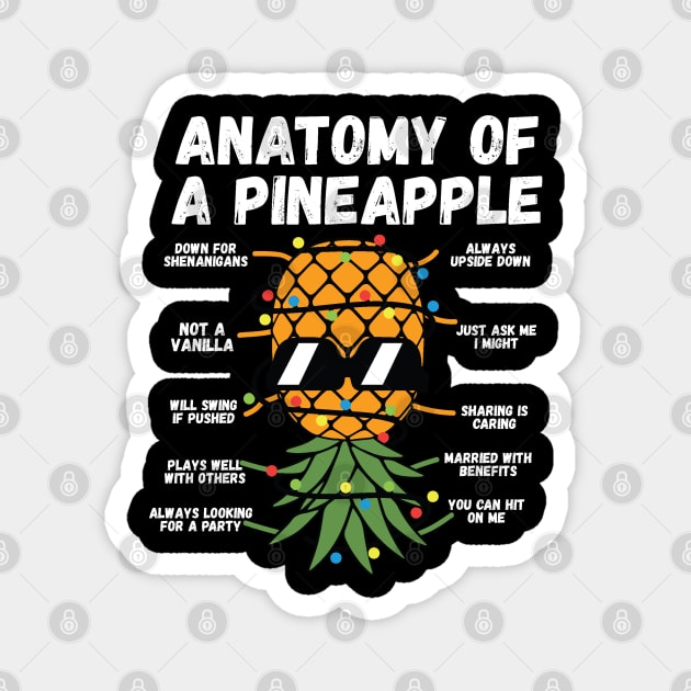Anatomy Of A Pineapple Magnet by teewyld
