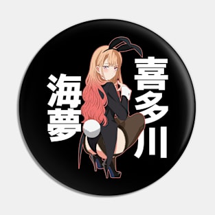 Anime Bunny Girl Pin