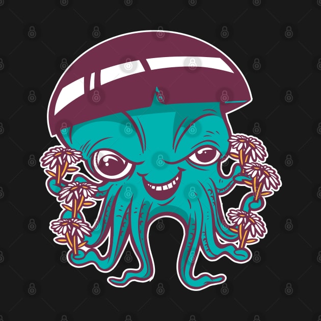 Hippie Octopus Kraken Takoyaki by Printroof