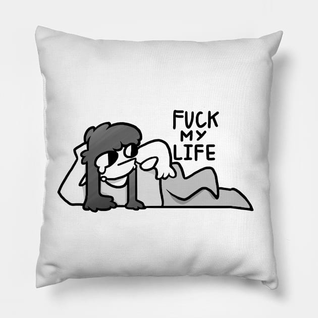 Well life, i'm ready Pillow by KamyShek89