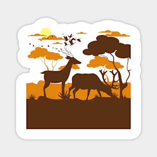 Wild Life- African Animals Magnet