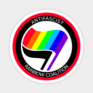 Antifascist Rainbow Coalition Magnet