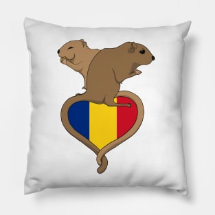 Gerbil Romania (light) Pillow