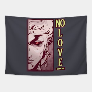 Demon No Love devil Tapestry