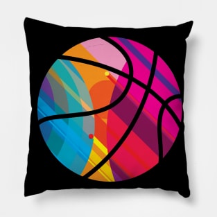 Basketball in living color Pillow