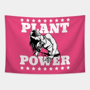 Vegan Female Plant Power Tapestry