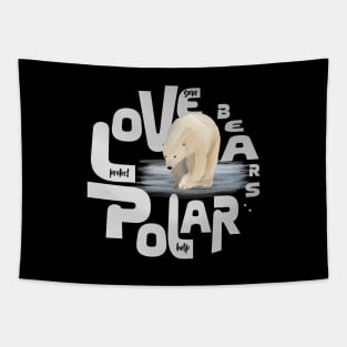 Save our Polar Bears Tapestry