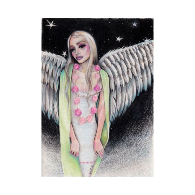 Angel Original Art Illustration Kim Turner Art by KimTurner