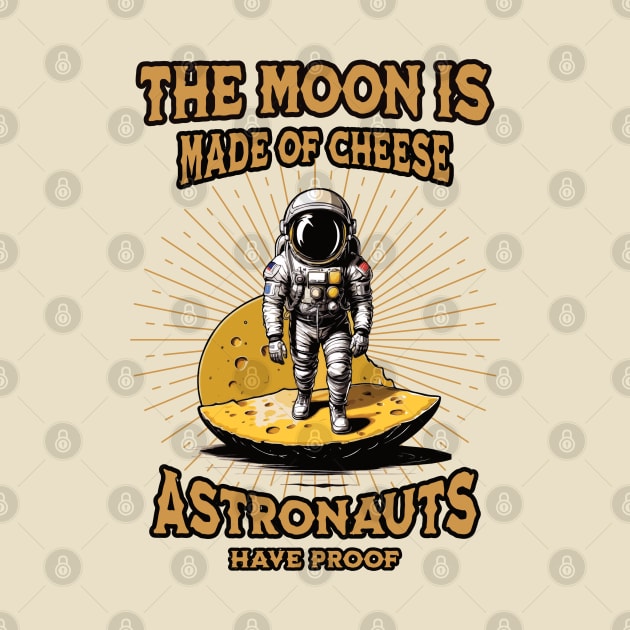 The moon is made of cheese by BishBashBosh