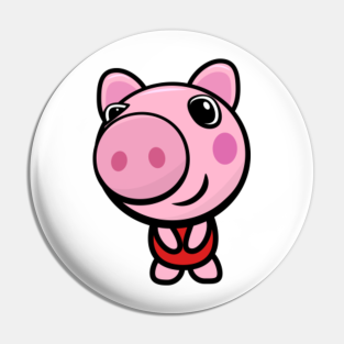 Piggy Roblox Pins And Buttons Teepublic - roblox piggy sketch skin