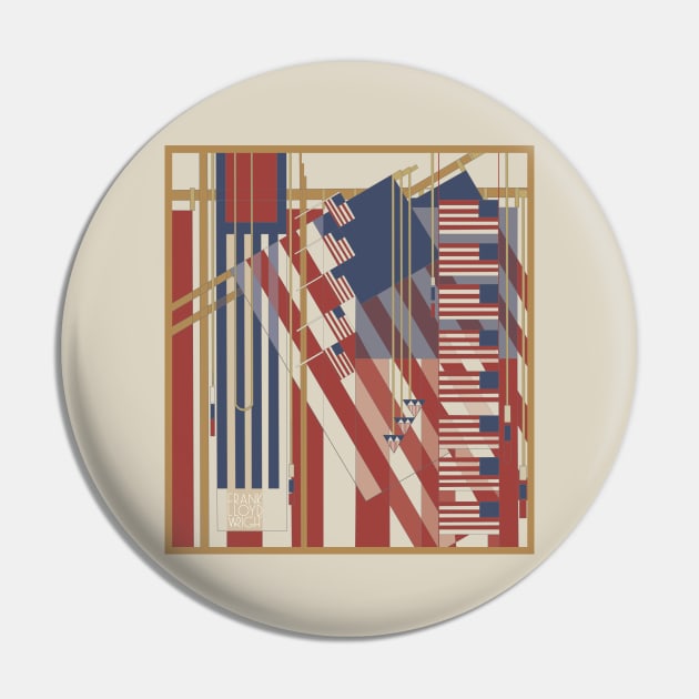 The Flag - FLW Pin by Nagorniak