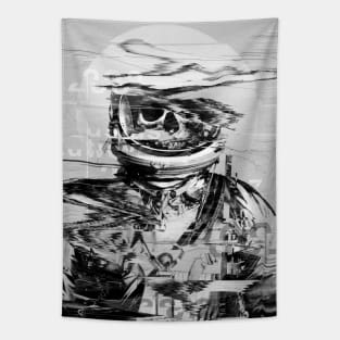 Astro Skull Tapestry