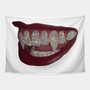 Vampire teeth Tapestry