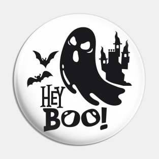 Halloween Boo Design Pin