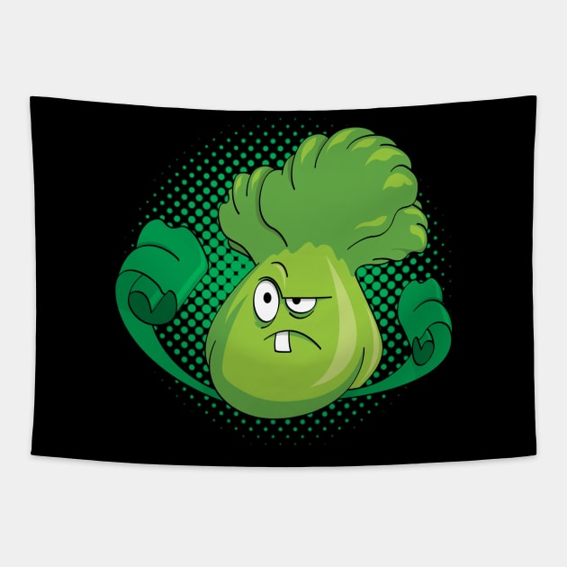 Bok Choy Hero Tapestry by Atpidarp