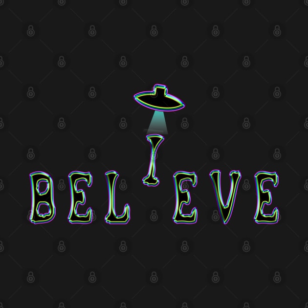 Believe UFO Design by Pikmi