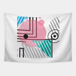 Midcentury Modern Abstraction Tapestry