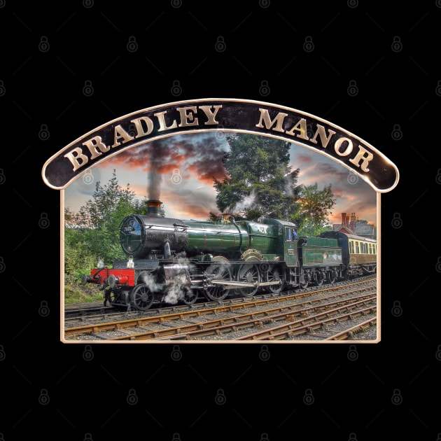 GWR Bradley Manor and Nameplate by SteveHClark