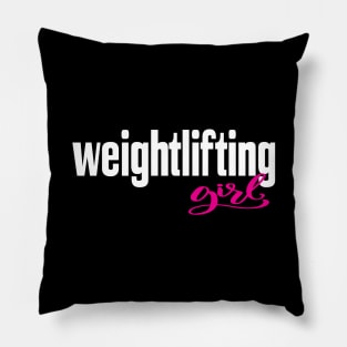 Weightlifting Girl Pillow