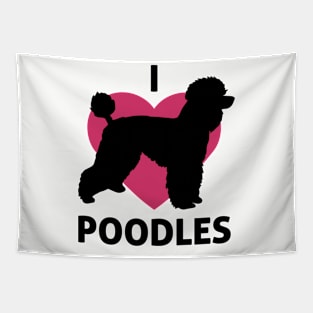 I Heart Poodles Dog Pooch Love product Tapestry