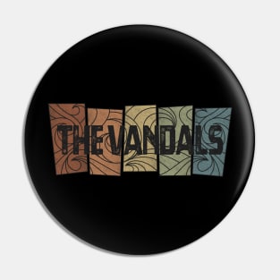 The Vandals Retro Pattern Pin