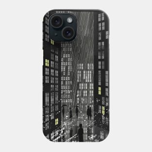 Rain in the City Phone Case