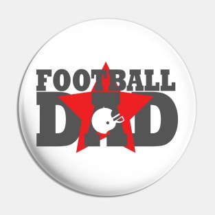 Football Dad Pin