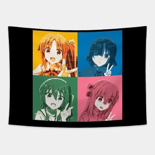 Bocchi the rock | blur parody concept Tapestry
