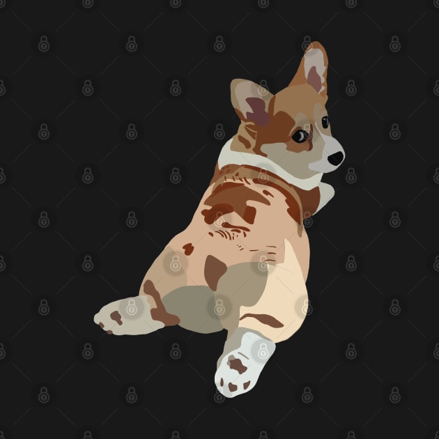 Corgi's Cute look by smoochugs