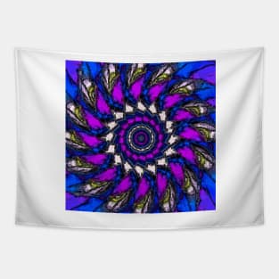 Batik Pinwheel Tapestry