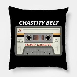 Chastity Belt / Cassette Tape Style Pillow