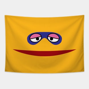 Retro Hungry Mouth Game Tapestry