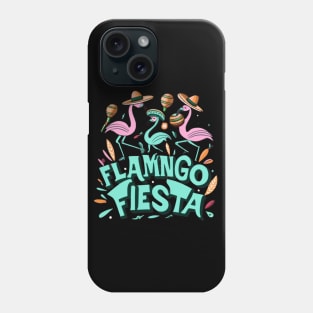 flamingo fiesta Phone Case