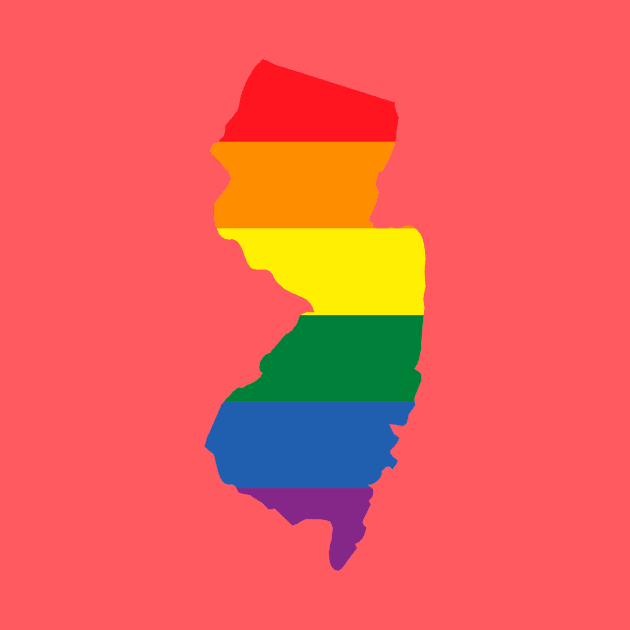 New Jersey state pride shirt by FiftyStatesOfGay