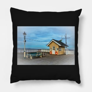 On Penarth Pier, South Wales Pillow