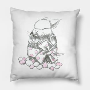 Easter bunny egg Pillow