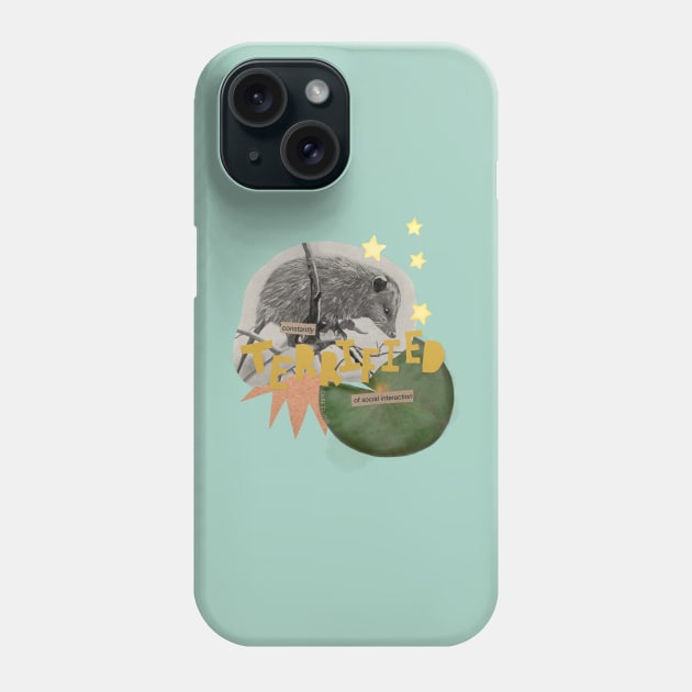 Terrified Phone Case by snakelung