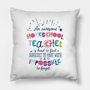 An Awesome Homeschool Teacher Gift Idea - Impossible to forget Pillow