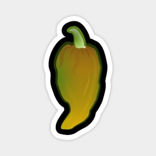 Green Ghost Chili Magnet